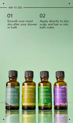 lavender essential oil + base