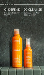 sun care hair and body cleanser